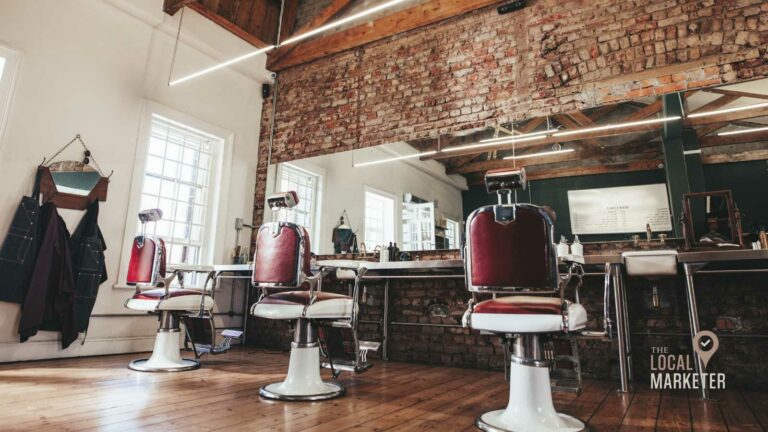 interior of barber shop